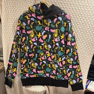 NEW ALPHASTYLE  WOMENS S Colorful Graphic DOODLE Hoodie